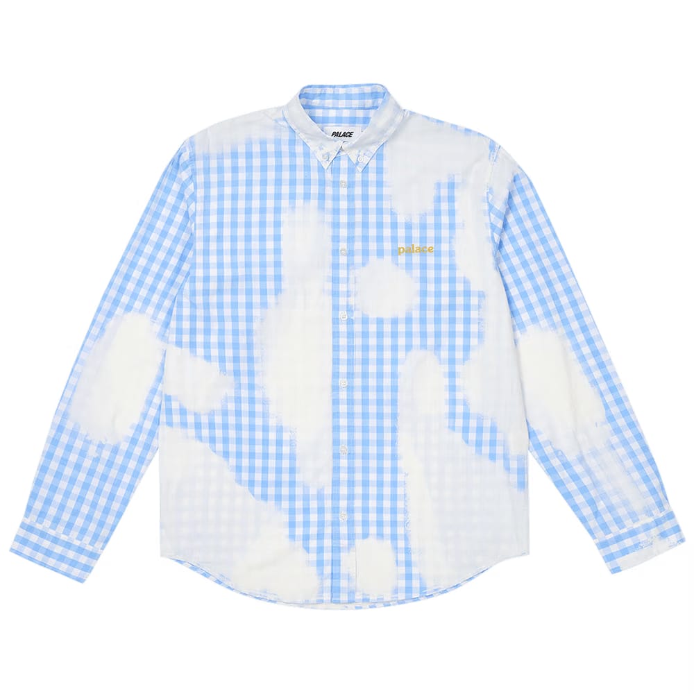 Palace Bleached Out Shirt Blue