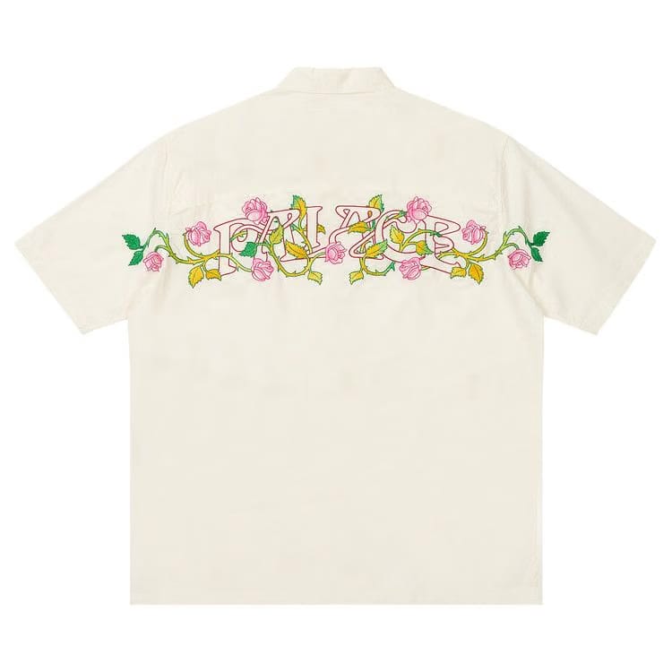 Palace English Rose Shirt White