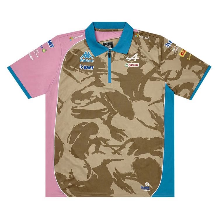 Palace x Kappa For Alpine Tech Polo Desert Camo