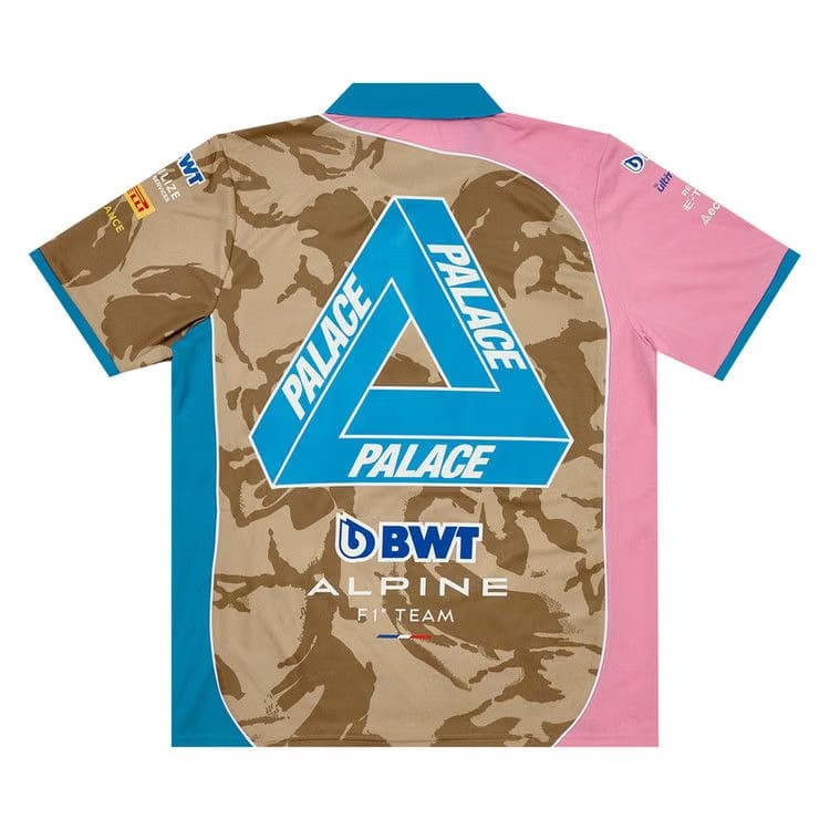 Palace x Kappa For Alpine Tech Polo Desert Camo