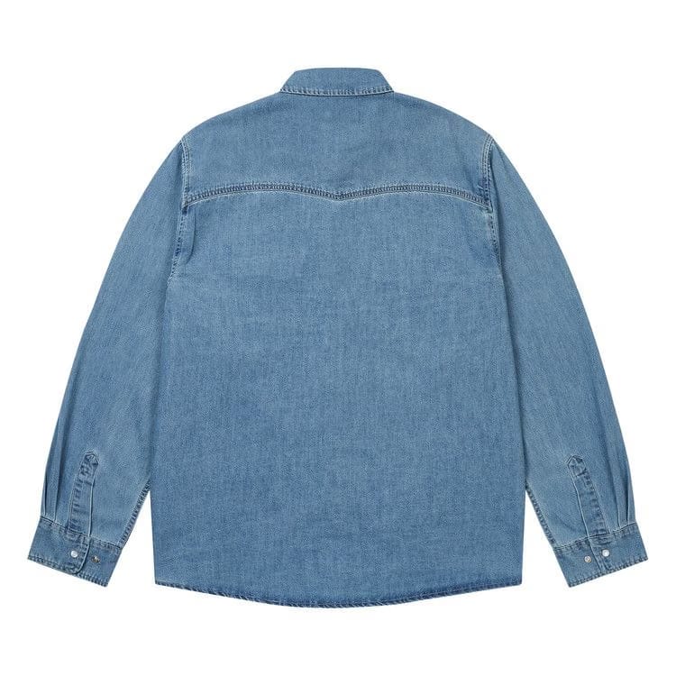 Palace Denim Western Over Shirt Stone Wash