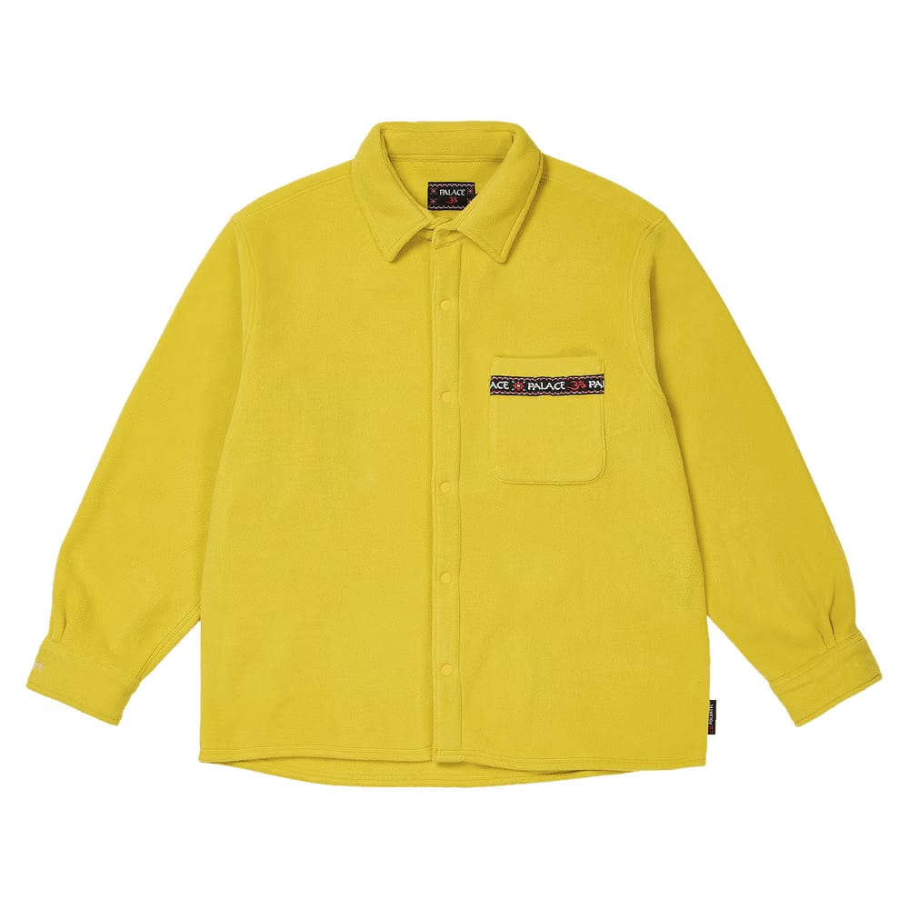 Palace Polartec Om Fleece Overshirt Saffron