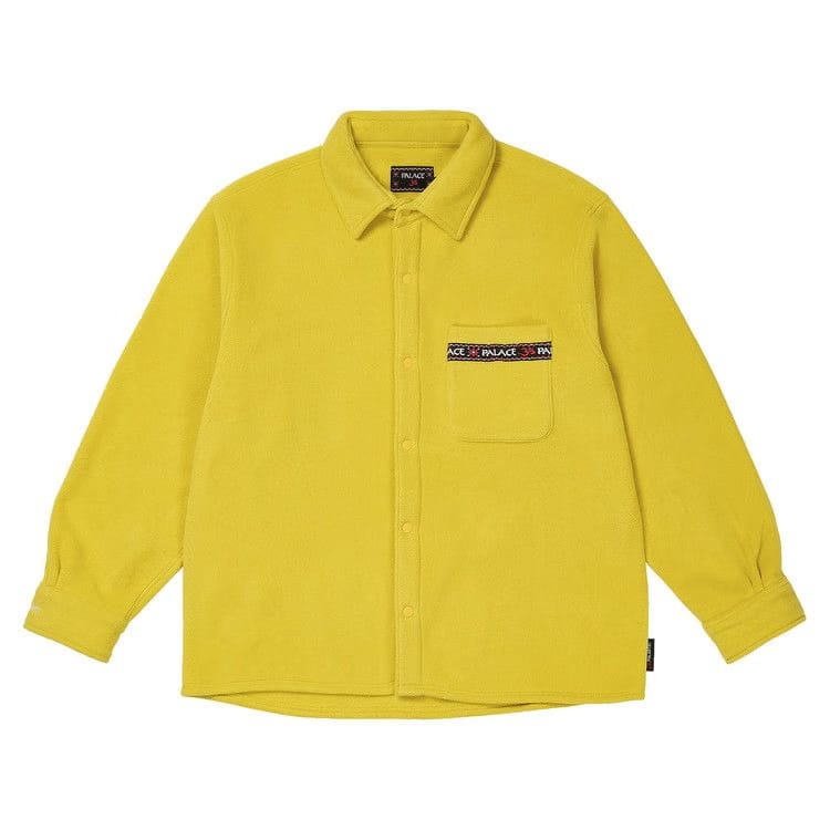 Palace Polartec Om Fleece Overshirt Saffron