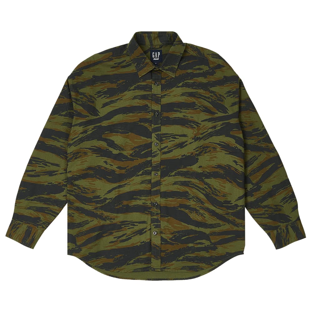 Palace x Gap Oxford Drop Shoulder Camo