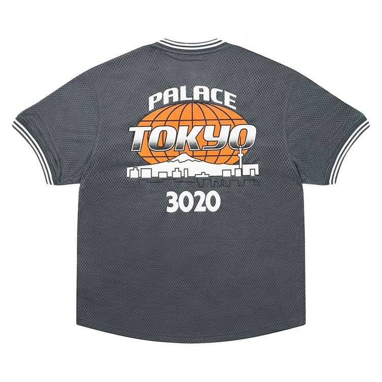 Palace x New Era Tokyo Jersey Gun Metal