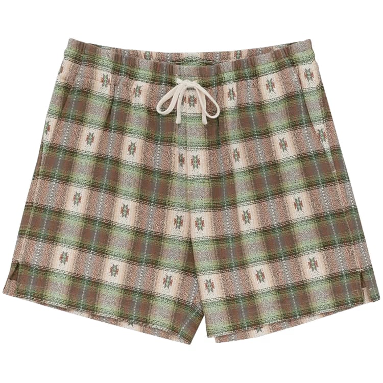 Aimé Leon Dore Patterned Leisure Shorts Ikat Plaid