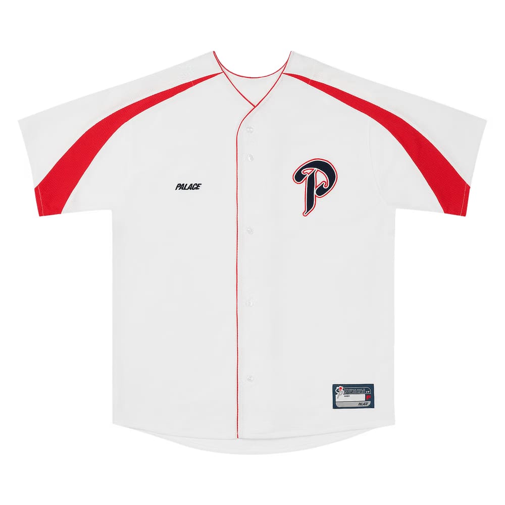 Palace P Paseball Jersey White