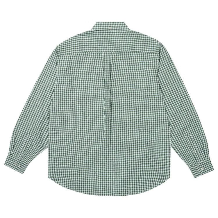 Palace Seersucker Oxford Shirt Green Gingham