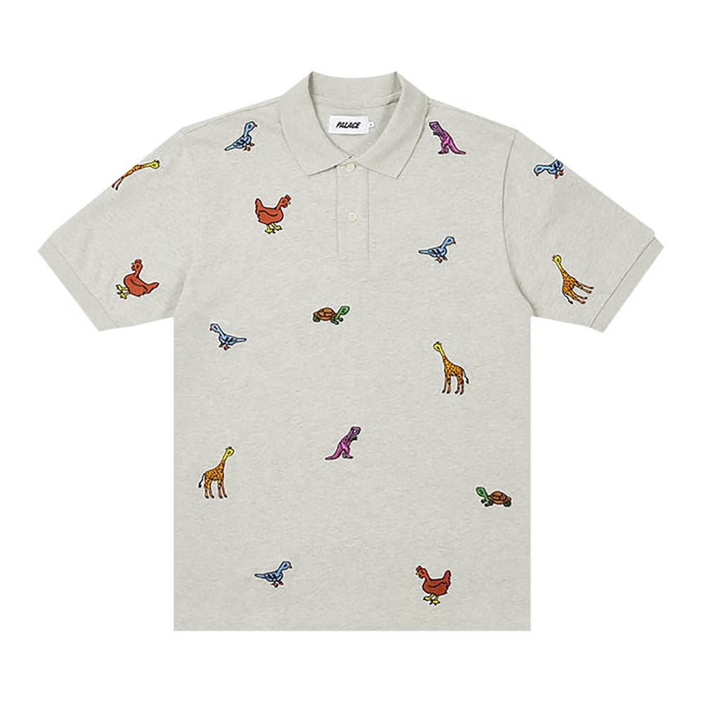 Palace Animals Polo Grey