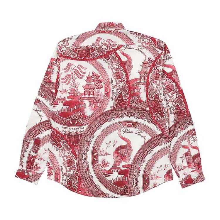 Palace China Plate Shirt Red