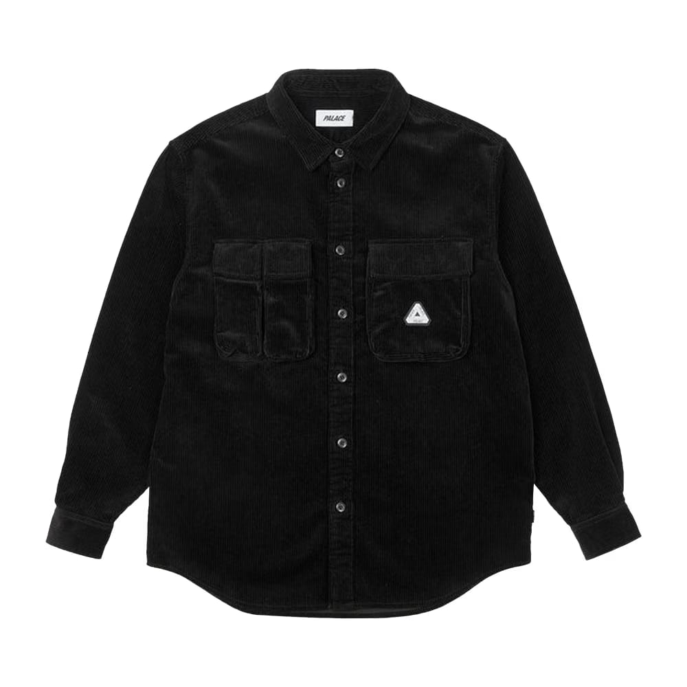 Palace Cargo Cord Shirt Black