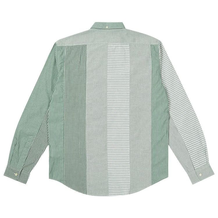 Palace Patchwork Stripe Shirt Green