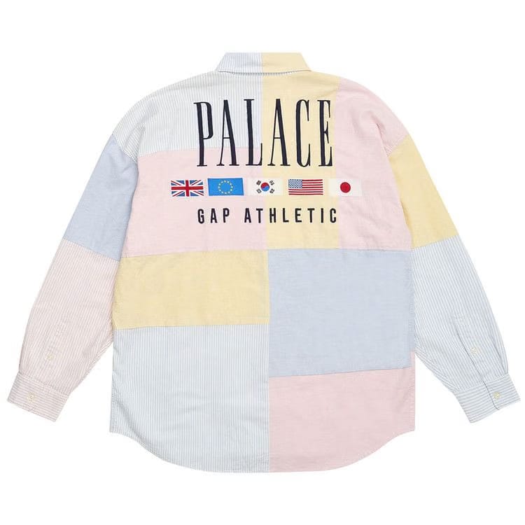 Palace x Gap Oxford Drop Shoulder Multicolor