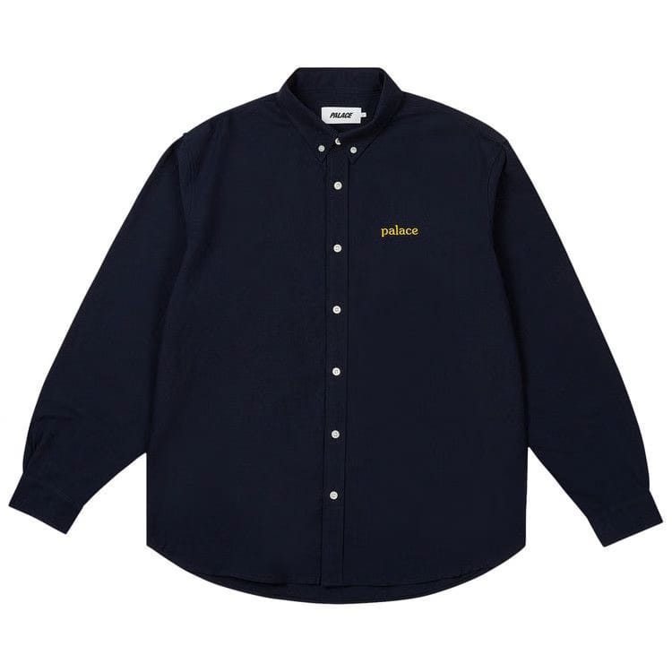 Palace Seersucker Oxford Shirt Navy