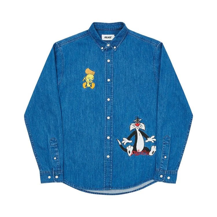 Palace Tweety-P Shirt Mid Wash