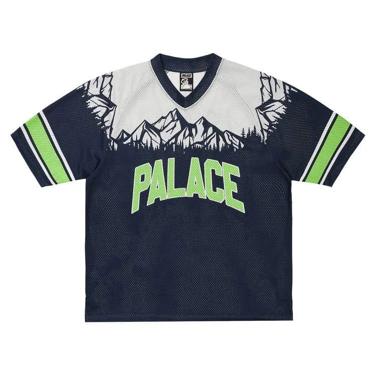 Palace Peaker Mesh Jersey Navy