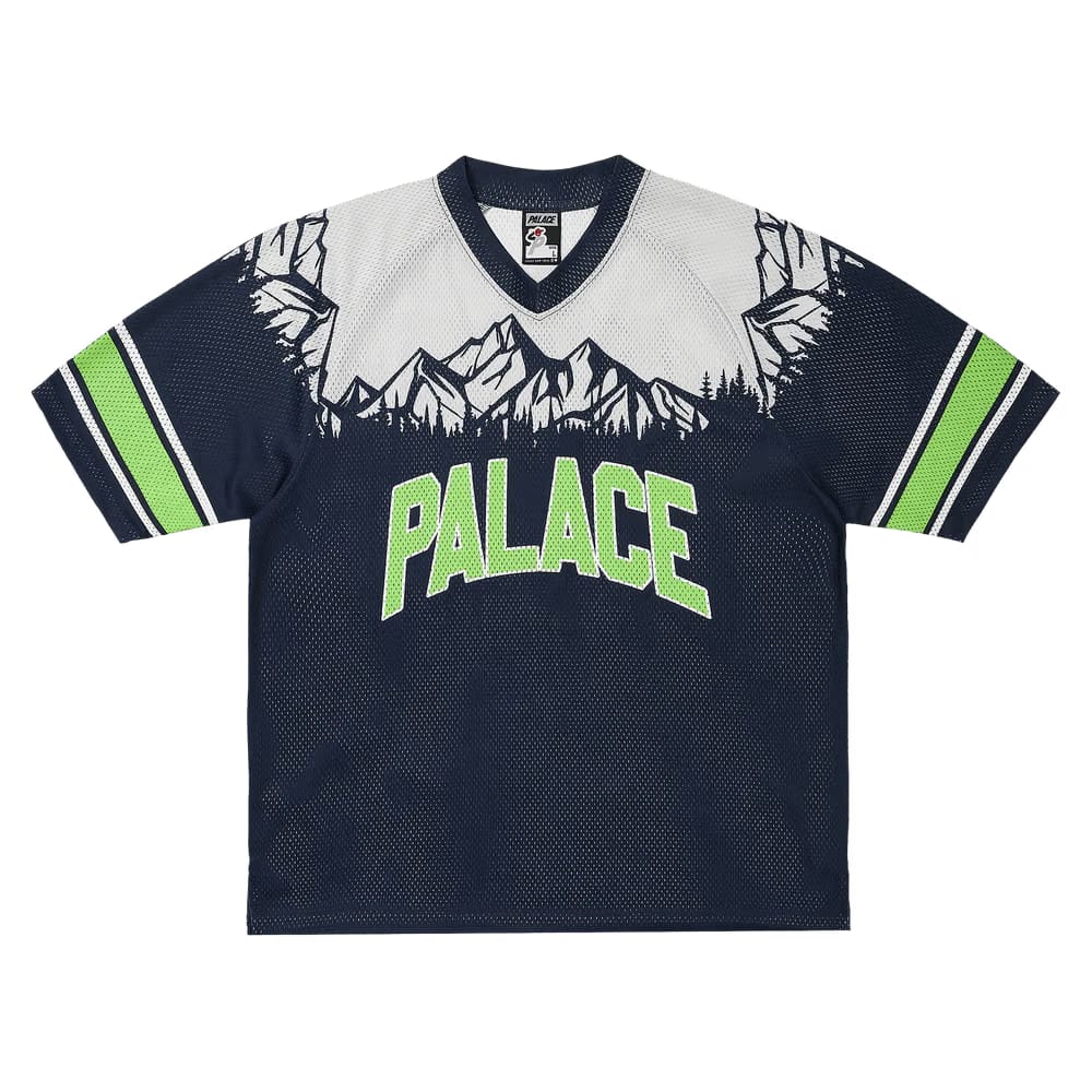 Palace Peaker Mesh Jersey Navy