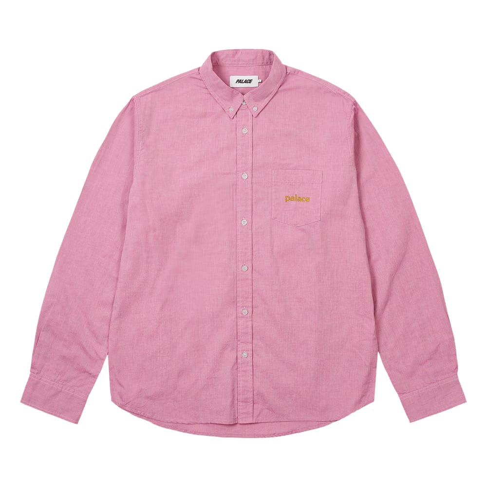 Palace Oxford Shirt Burgundy