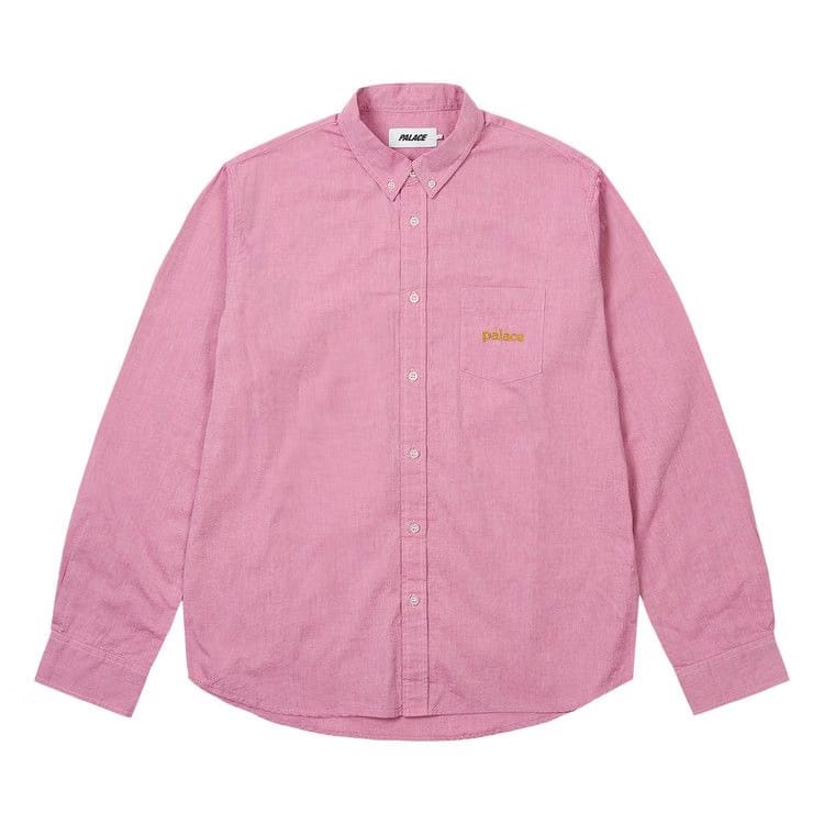 Palace Oxford Shirt Burgundy