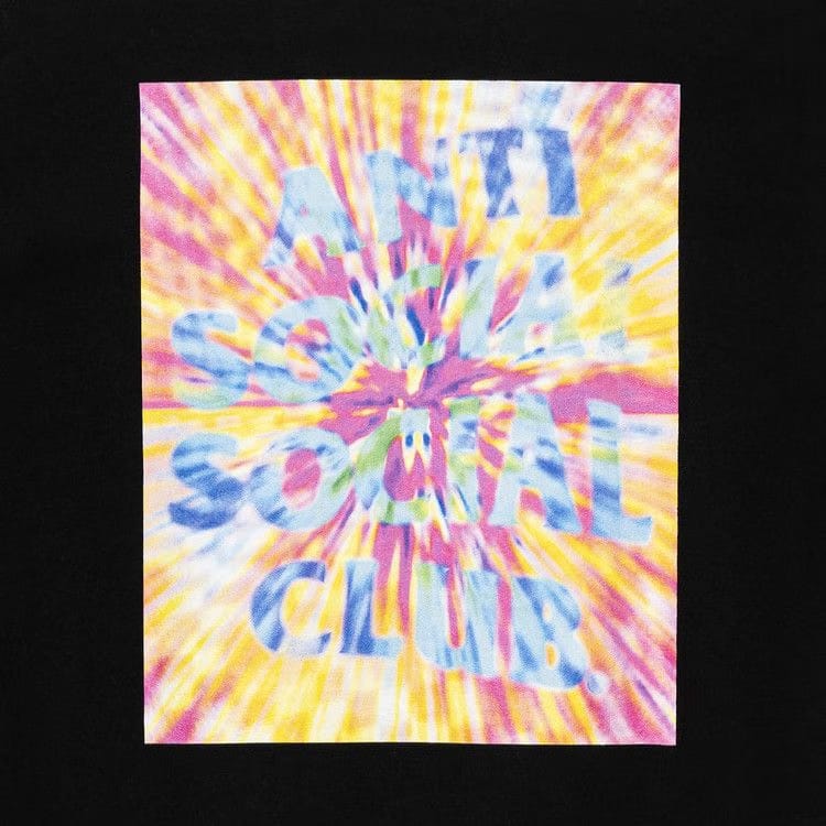 Anti Social Social Club What A Trip/No Vacation Long-Sleeve T-Shirt Black