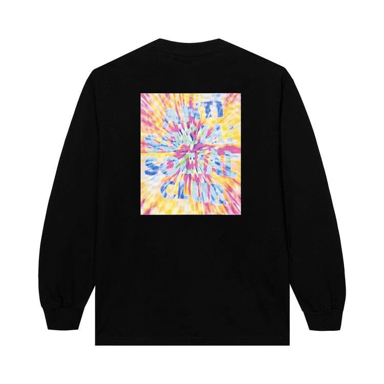 Anti Social Social Club What A Trip/No Vacation Long-Sleeve T-Shirt Black