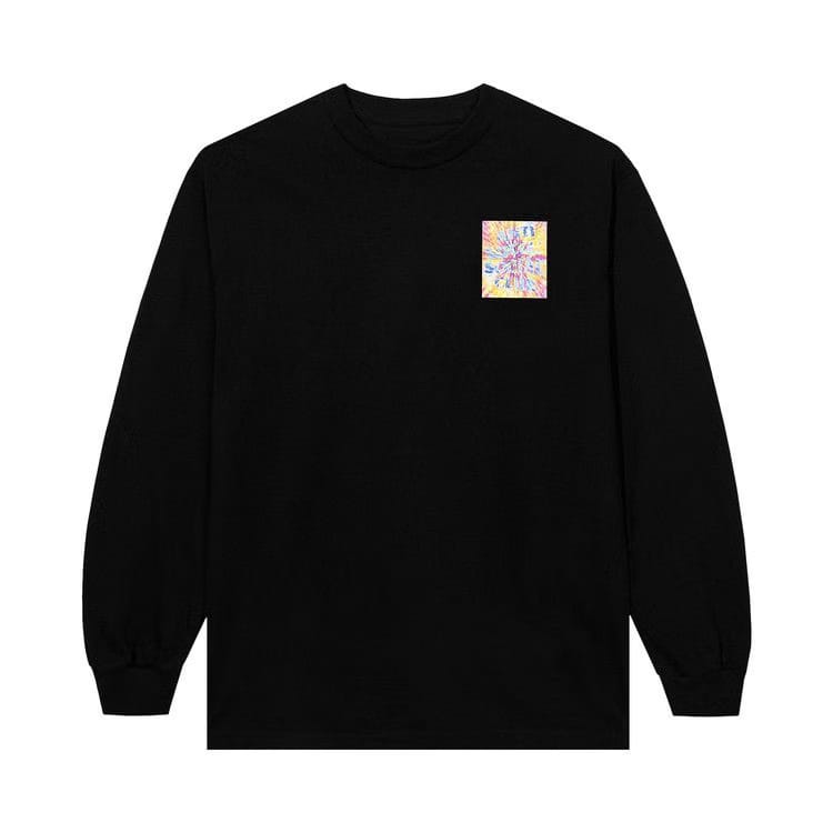 Anti Social Social Club What A Trip/No Vacation Long-Sleeve T-Shirt Black