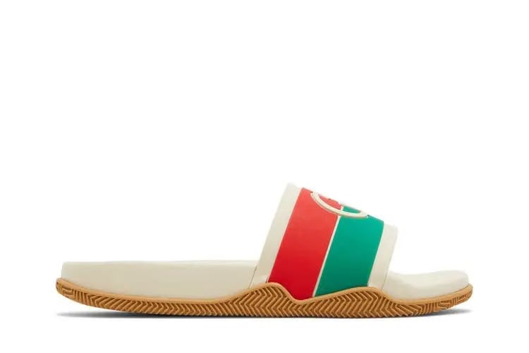 Gucci Slide Interlocking G - Orange Green