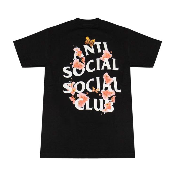 Anti Social Social Club Kkoch ASSC Shorts-Sleeve T-Shirt Black