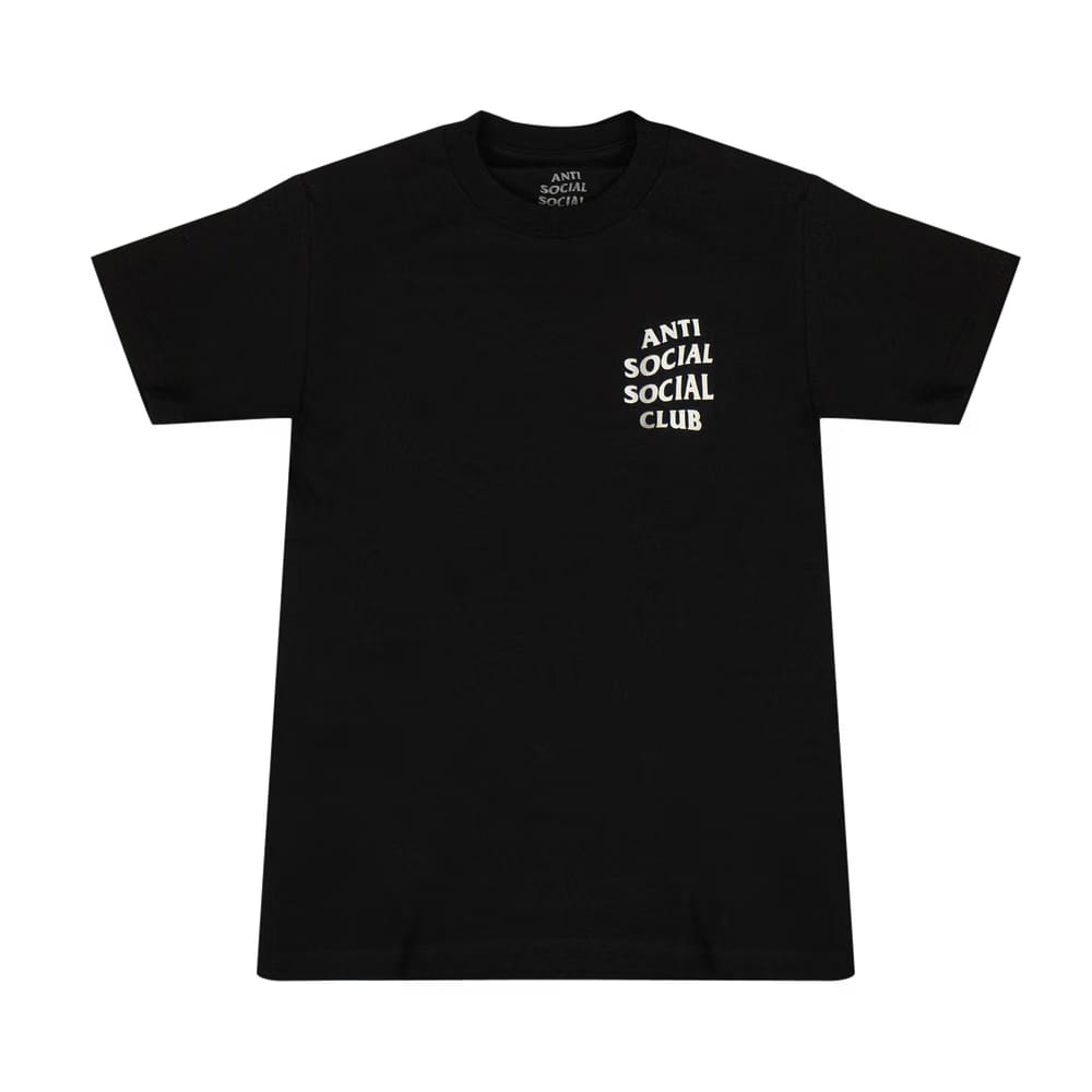 Anti Social Social Club Kkoch ASSC Shorts-Sleeve T-Shirt Black