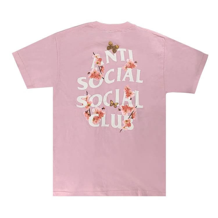 Anti Social Social Club Kkoch Shorts-Sleeve T-Shirt Pink