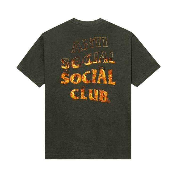 Anti Social Social Club Fire Inside T-Shirt Black
