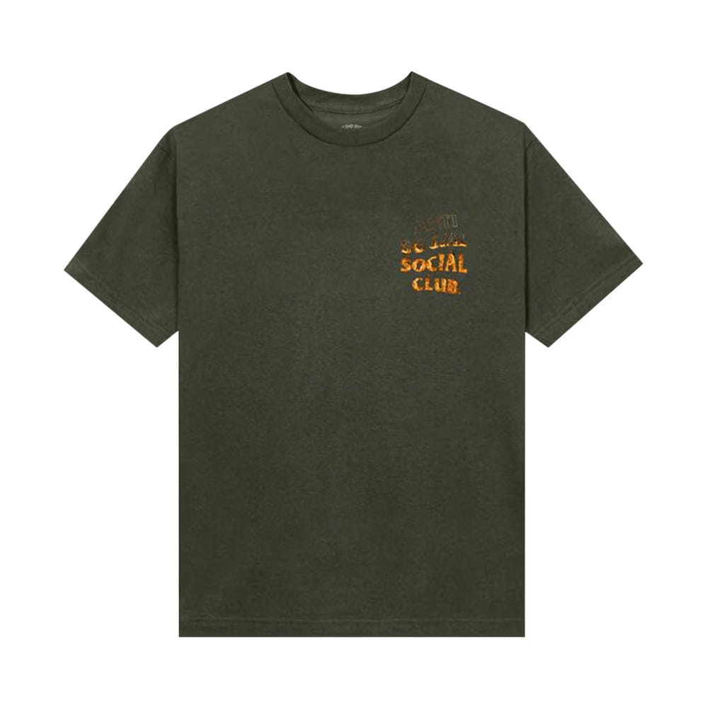 Anti Social Social Club Fire Inside T-Shirt Black