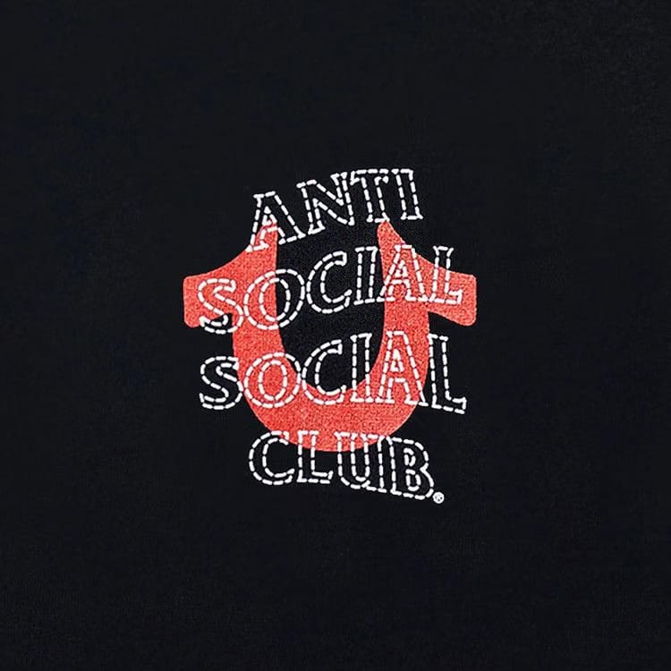Anti Social Social Club x True Religion Anti-Truth T-Shirt Black