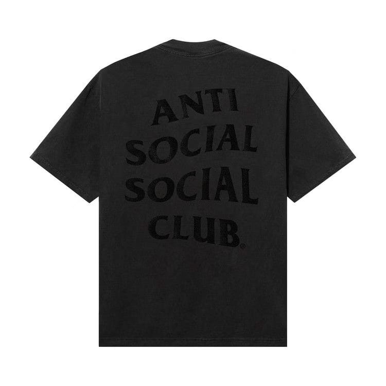 Anti Social Social Club Same But Different Tonal T-Shirt Black