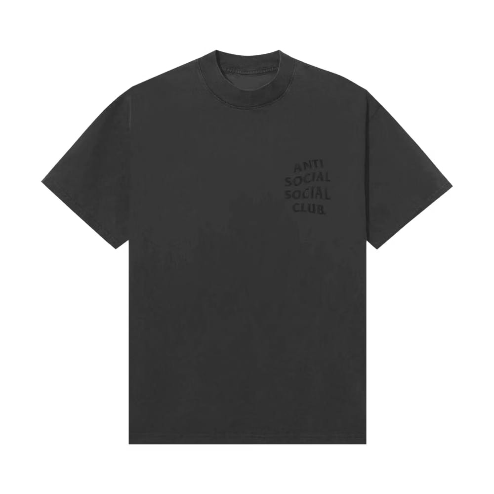 Anti Social Social Club Same But Different Tonal T-Shirt Black
