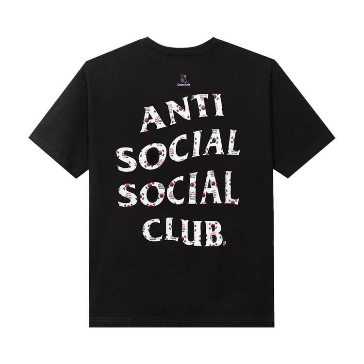 Anti Social Social Club x Case Study Flag T-Shirt Black