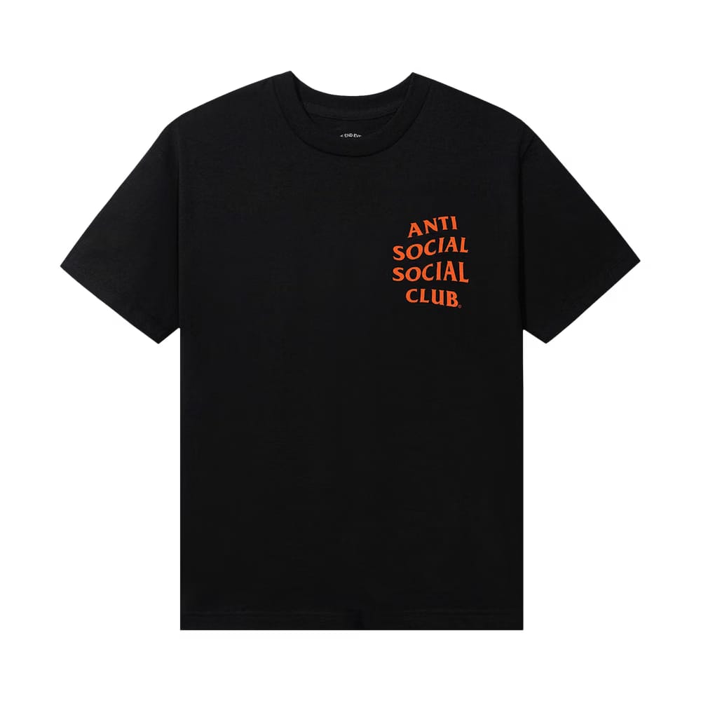 Anti Social Social Club Halloween Mind Games T-Shirt Black/Orange