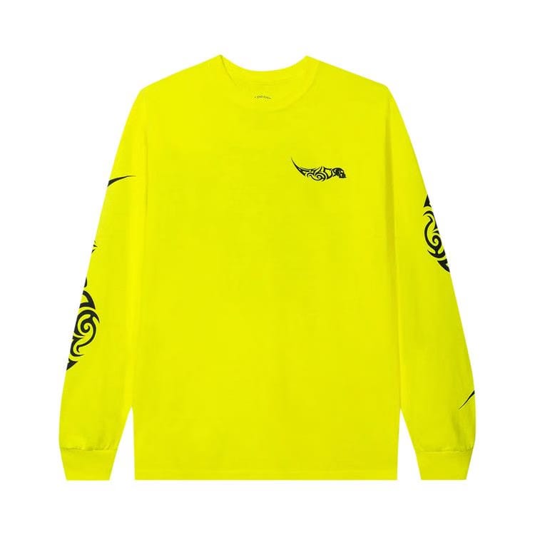 Anti Social Social Club I Get Into It Safety Long-Sleeve T-Shirt Safety Green