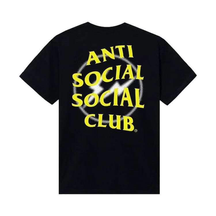 Anti Social Social Club x Fragment Half Tone T-Shirt Black/Yellow