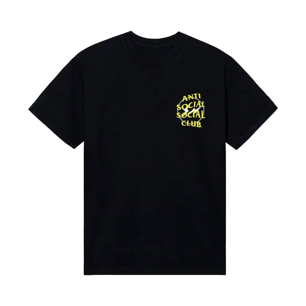 Anti Social Social Club x Fragment Half Tone T-Shirt Black/Yellow