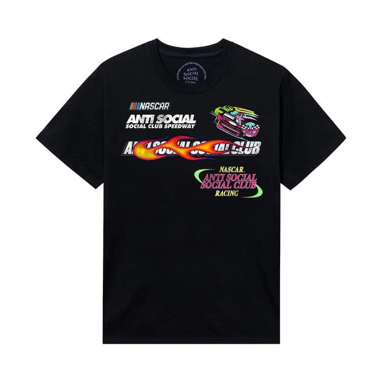 Anti Social Social Club x Nascar Daytona T-Shirt Black