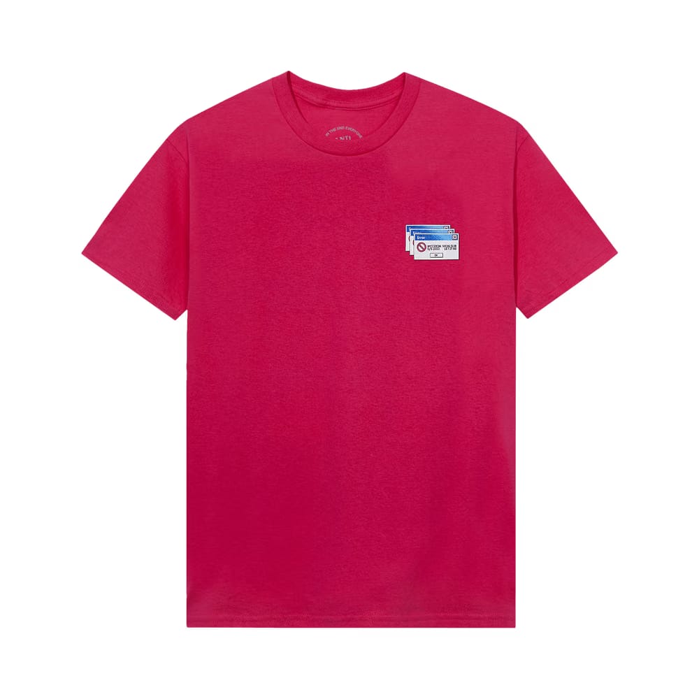 Anti Social Social Club 404/747 T-Shirt Pink