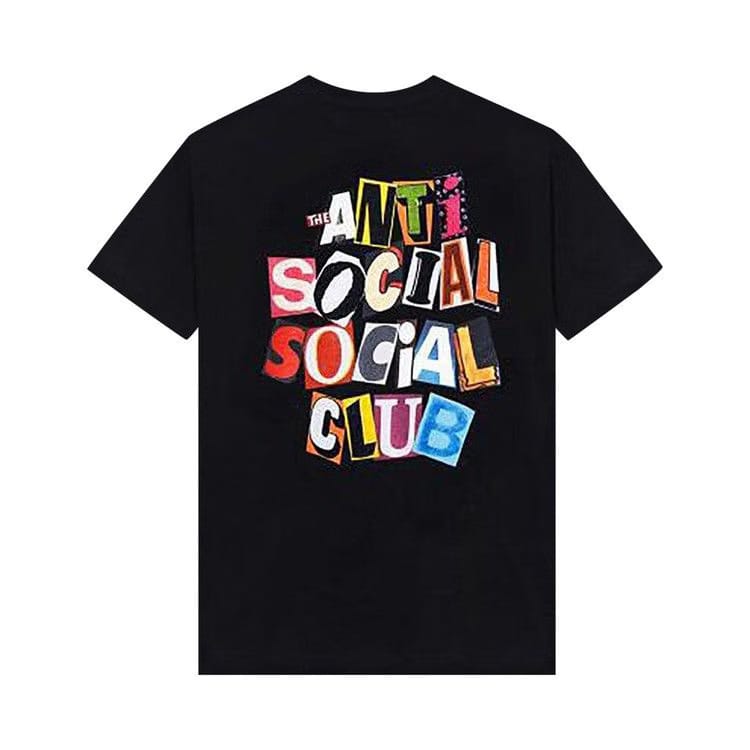 Anti Social Social Club Torn Pages Of Our Story T-Shirt Black