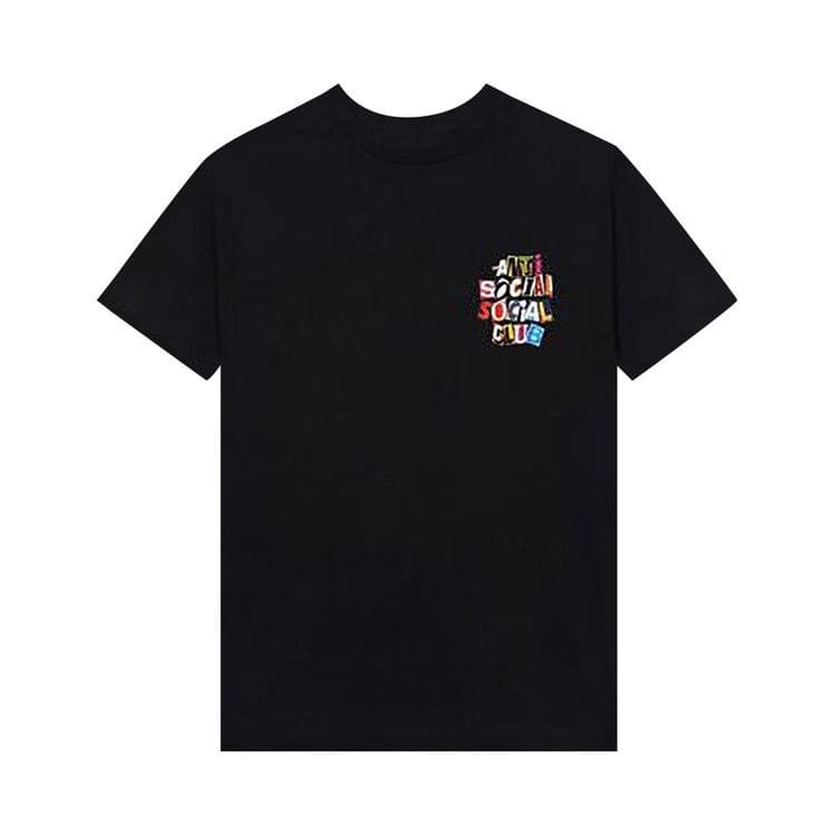 Anti Social Social Club Torn Pages Of Our Story T-Shirt Black