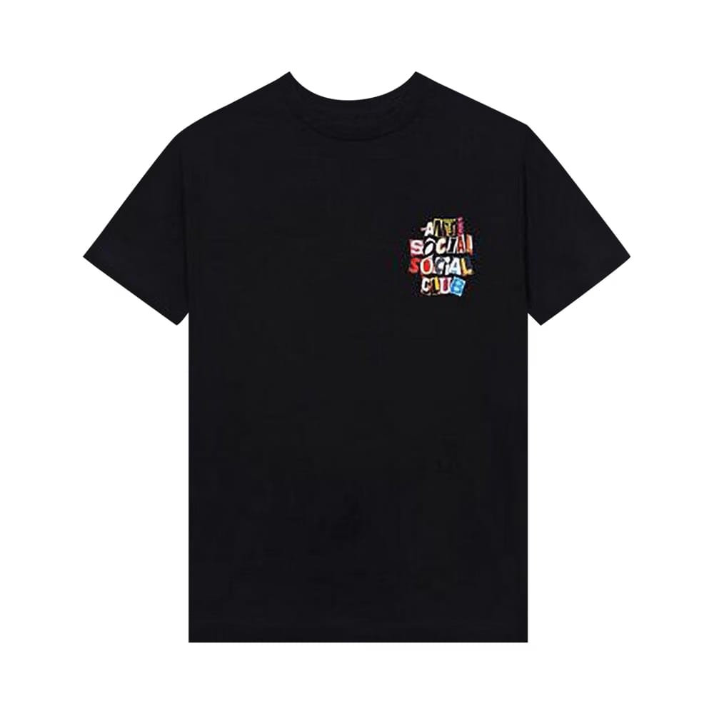 Anti Social Social Club Torn Pages Of Our Story T-Shirt Black
