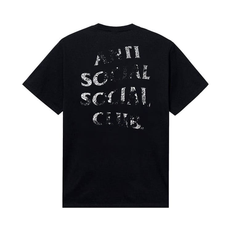 Anti Social Social Club Thrashed Logo Flip T-Shirt Black