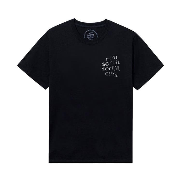 Anti Social Social Club Thrashed Logo Flip T-Shirt Black