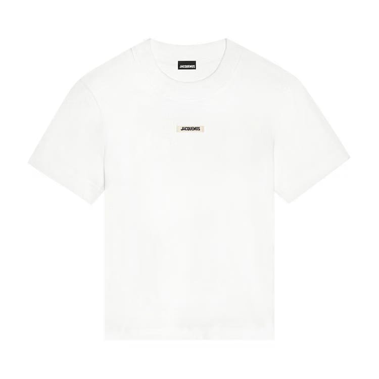Jacquemus Le T-Shirt Gros Grain White