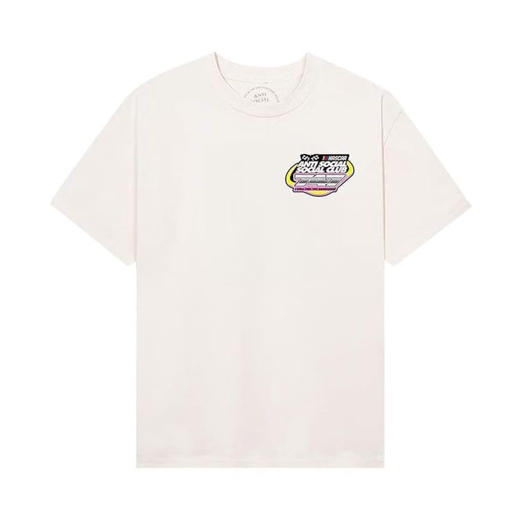 Anti Social Social Club x Nascar 747 T-Shirt Oatmeal