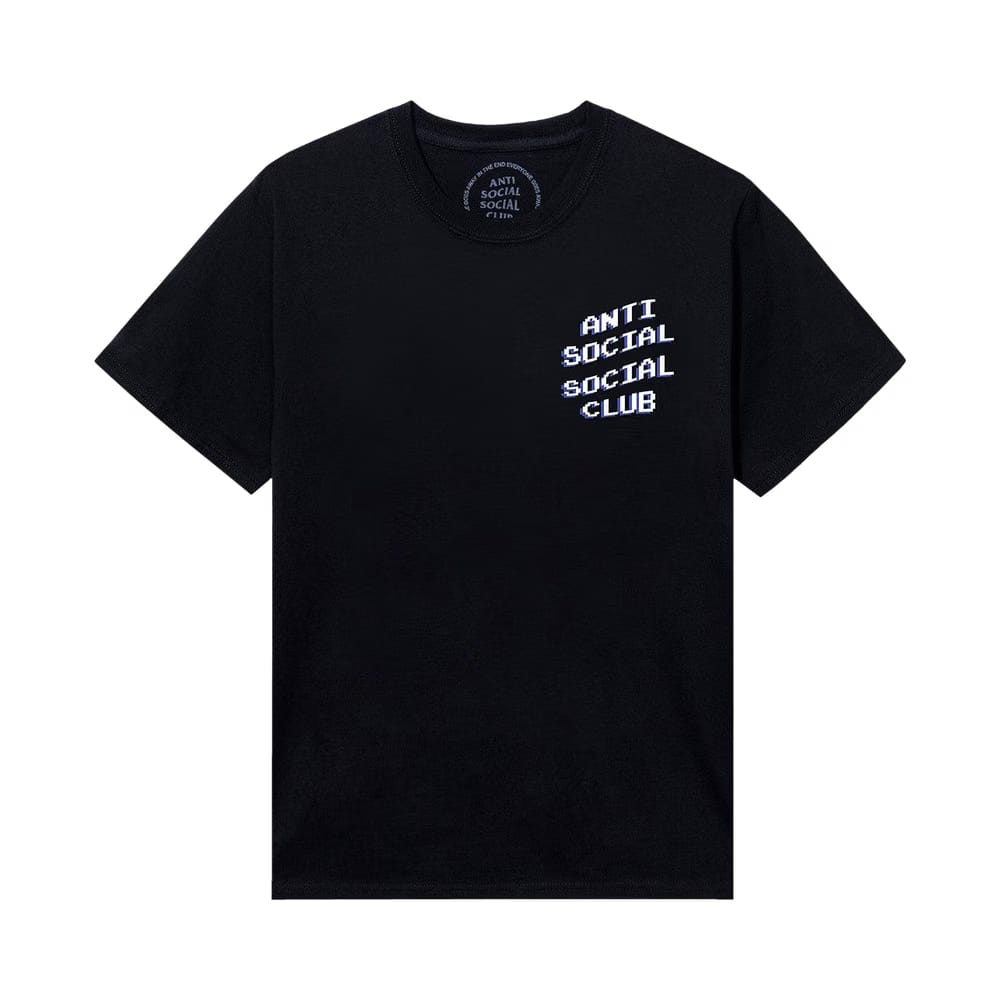 Anti Social Social Club x Pac Man Pixel T-Shirt Black